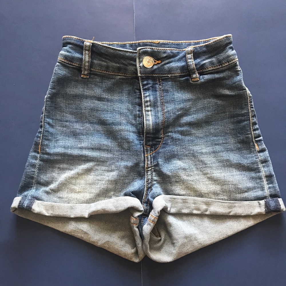 Light Blue Denim Shorts💛